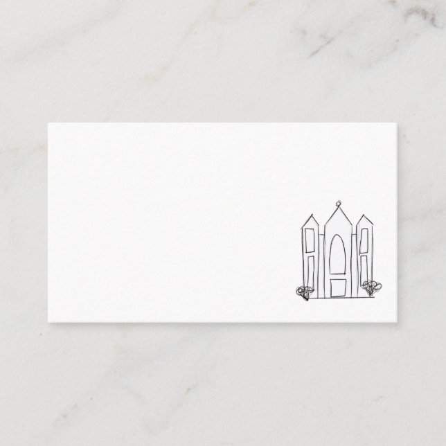 Carte De Visite LDS Salt Lake City (Devant)