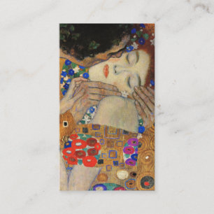 Carte De Visite Le baiser (détail) Gustav Klimt