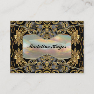 Carte De Visite Le baroque 2,5" de Winthrop professionnel élégant