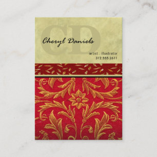 Carte De Visite Le baroque fait sur commande professionnel de