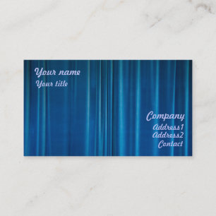 Carte De Visite Le bleu drape