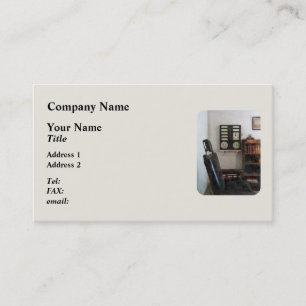 Carte De Visite Le bureau de l'ophtalmologiste avec le diagramme