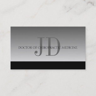 Carte De Visite Le bureau de médecine de chiropractie de