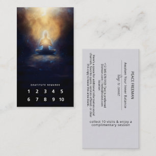 Carte De Visite Le Centre Intérieur   Quiétude Méditative