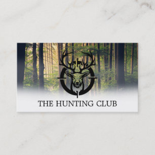 Carte De Visite Le cerf dans le champ d'application des fusils   F