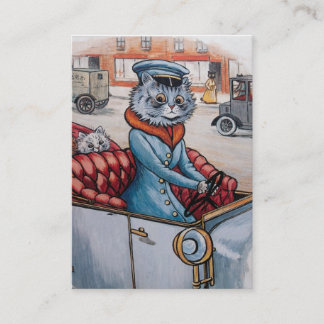 Carte De Visite Le chauffeur de chat - bilatéral