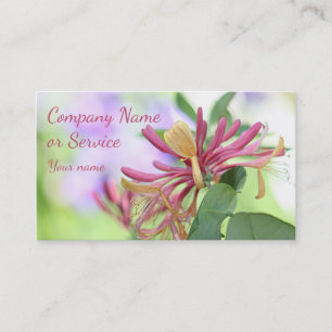 Carte De Visite Le chèvrefeuille fleurit la photo