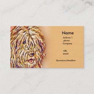 Carte De Visite Le chien hirsute