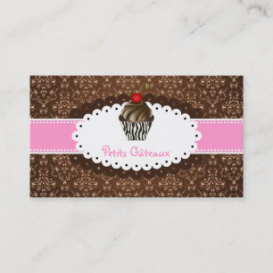 Carte De Visite Le chocolat élégant de PixDezines tourbillonne
