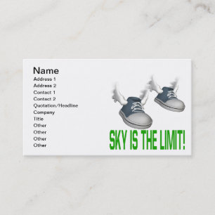 Carte De Visite Le ciel est la limite
