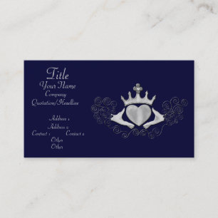 Carte De Visite Le Claddagh (Argent)