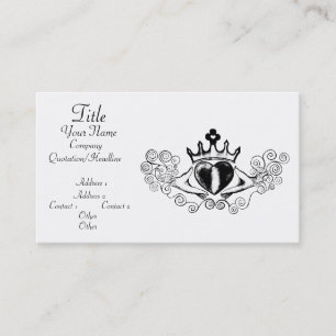 Carte De Visite Le Claddagh (noir)