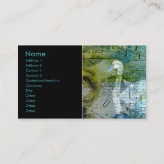 Carte De Visite Le Cygne