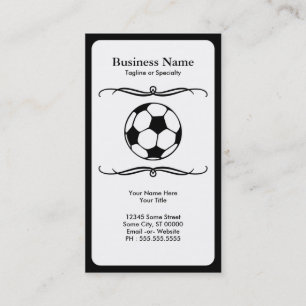 Carte De Visite le football de mod