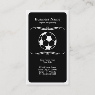 Carte De Visite le football de mod