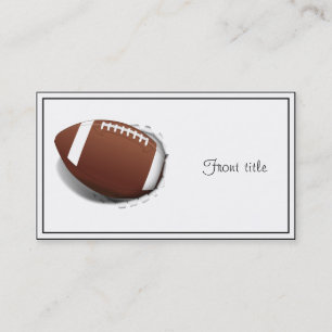 Carte De Visite Le football se déchire