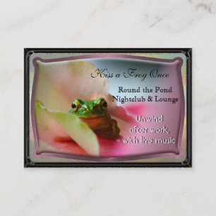 Carte De Visite Le Froggy aime Party