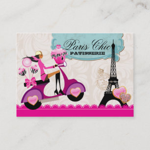 Carte De Visite Le gâteau de petit gâteau de boulangerie saute l