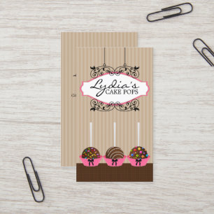 Carte De Visite Le gâteau fait sur commande saute la boulangerie