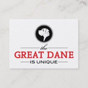 Carte De Visite le Grand Danois est unique
