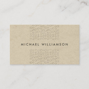 Carte De Visite Le griffonnage minimal et moderne de concepteur