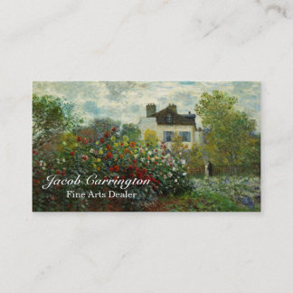 Carte De Visite Le jardin de l'artiste à Argenteuil 1873 (Monet)