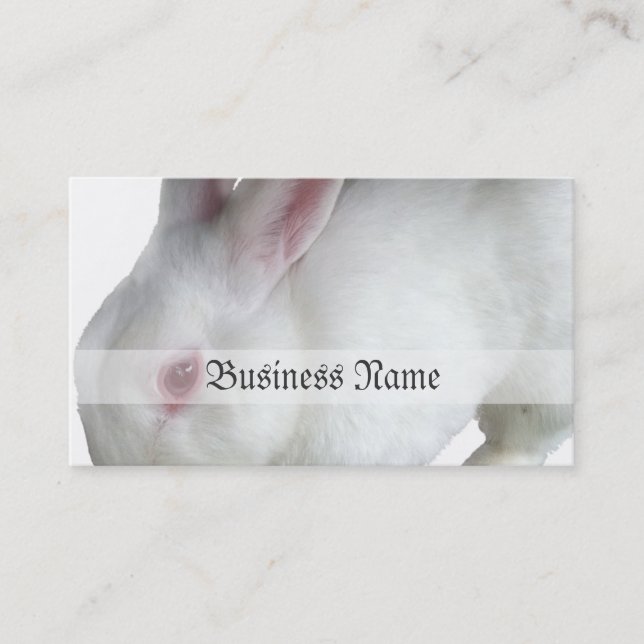 Carte De Visite Le lapin d'Alice (Devant)