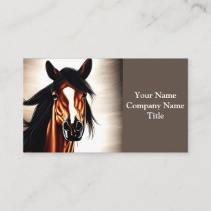 Carte De Visite Le Majestic Mustang - L'Esprit De Liberté