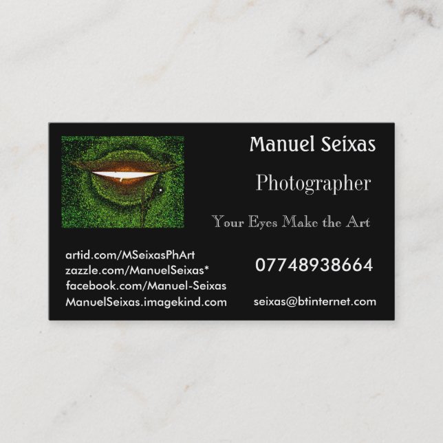 Carte De Visite Le Manuel Seixas (Devant)
