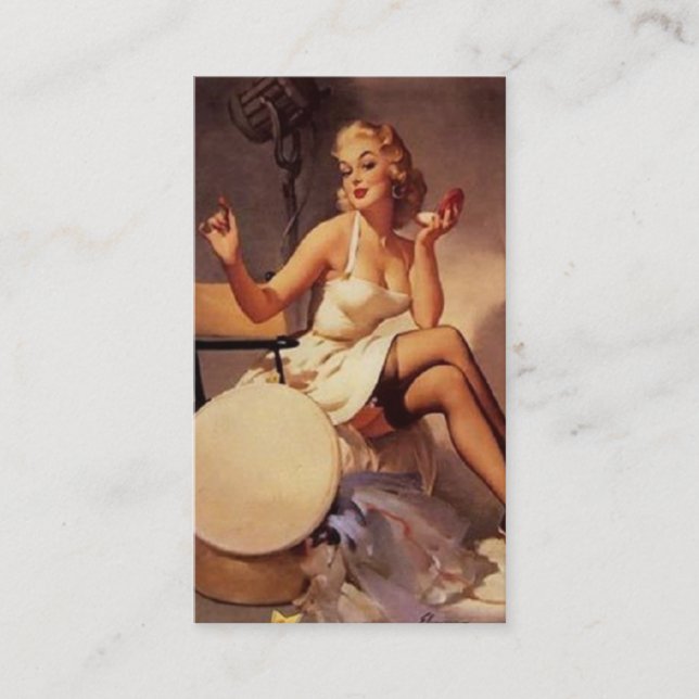Carte De Visite Le maquillage, c'est la beauté (Devant)