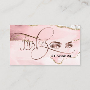 Carte De Visite Le maquillage, les yeux sourcils froncent le vieil