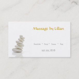 Carte De Visite Le massage lapide II