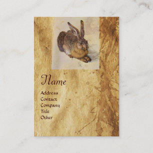 Carte De Visite LE MONogramme DU RABBIT ( Jeune Lièvre )