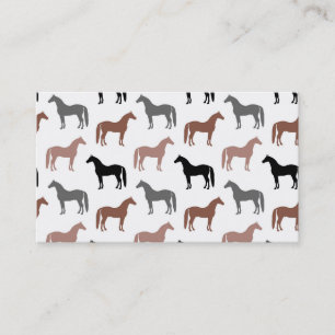 Carte De Visite Le motif de l'amant de cheval