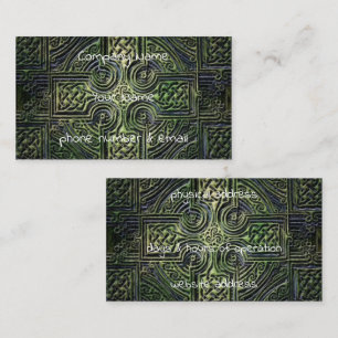 Carte De Visite Le nouage celtique Saint-Patrick's Day