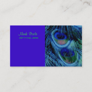 Carte De Visite Le paon psychédélique de PixDezines, le