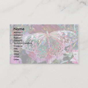 Carte De Visite Le papillon de l'espoir qui monte !