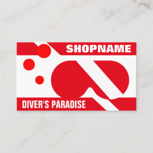 CARTE DE VISITE LE PARADIS DE LA PLONGÉE