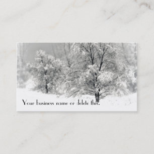 Carte De Visite Le pays des merveilles d'hiver