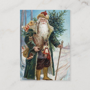 Carte De Visite Le père noël vintage 6
