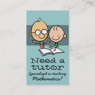 Carte De Visite Le professeur de cours particuliers de tuteur font