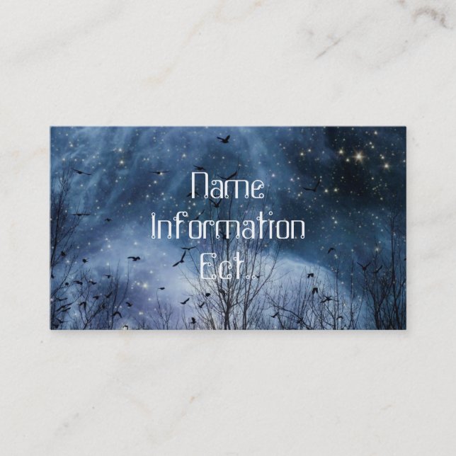 Carte De Visite Le rêve céleste (Devant)
