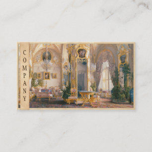 Carte De Visite Le salon dans le style des rococos II, avec des