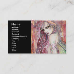 Carte De Visite Le Shy Flirt Art Fairy Imaginaire Moderne