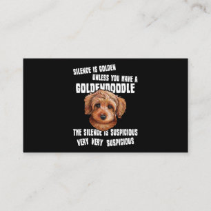 Carte De Visite Le Silence Est D'Or À Moins D'Avoir Un P Goldendoo