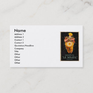 Carte de visite Le Soleil