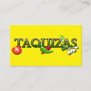 Carte De Visite Le stand de taco de Taquizas
