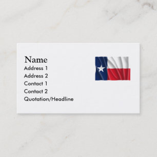 CARTE DE VISITE LE TEXAS