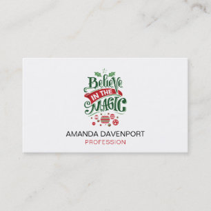 Carte De Visite Le Typographe du Magic Christmas