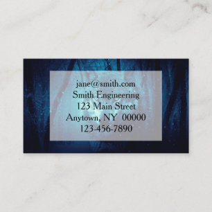 Carte De Visite Le visage du loup dans la forêt de imaginaire som